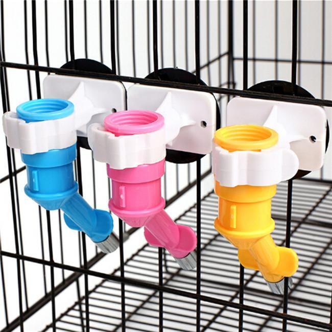 Pet Dog Rabbit Water Drinker Dispenser Hang Bottle Auto Fountain Feeder