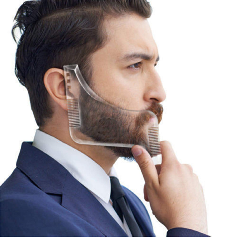 Free shipping-Beard Styling Shaping Stencil