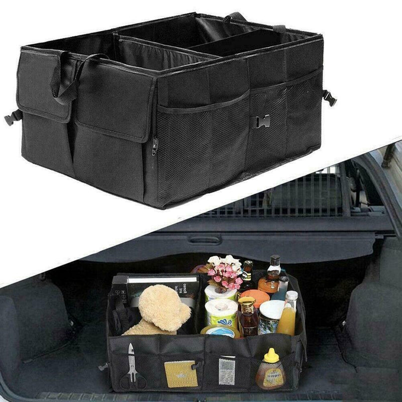 Car Boot Tidy Bag Storage Box Organiser Travel Holder Foldable Collapsible