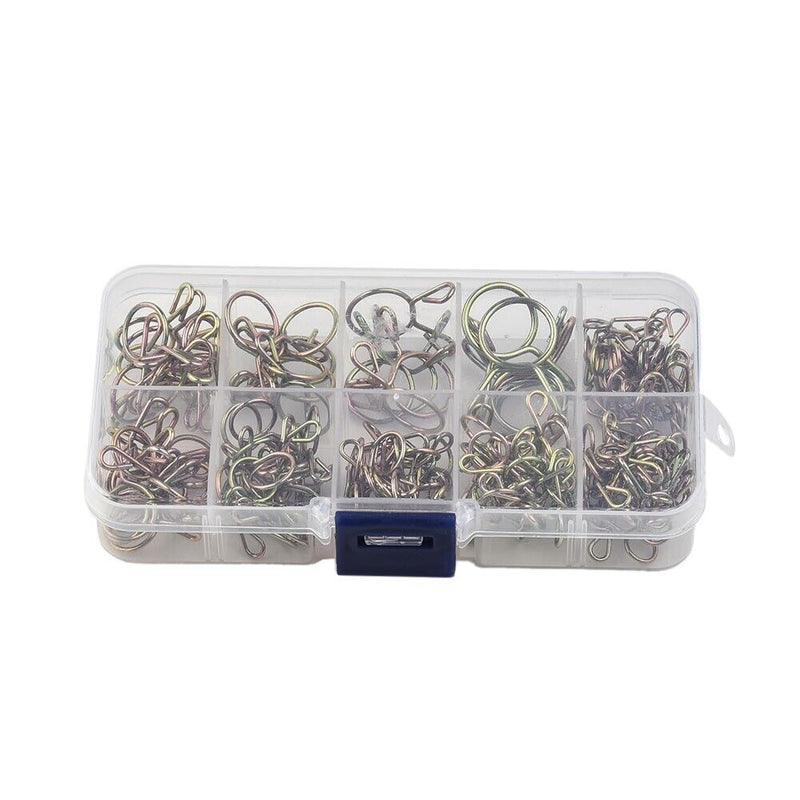 126PCS 5mm-14mm Spring Clip Fuel Oil Hose Line Air Tube Clamps Assortment Kit