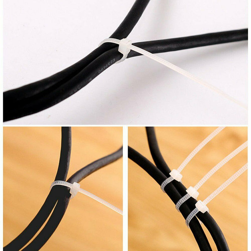 Cable Ties Zip Ties Nylon UV Stabilized 100x Bulk Cable Tie