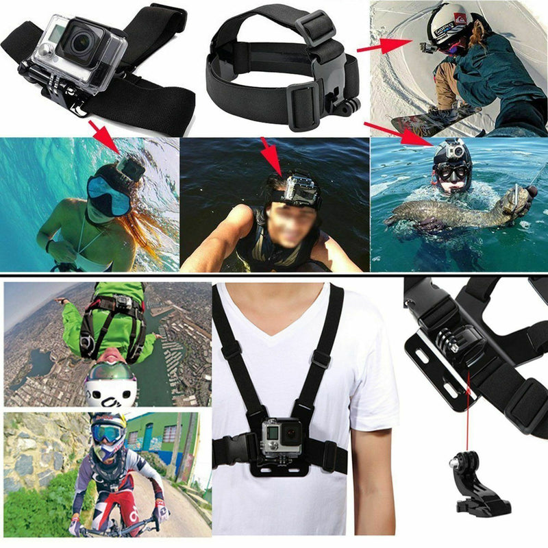 Free shipping-216PCS Accessories Pack Case For GoPro