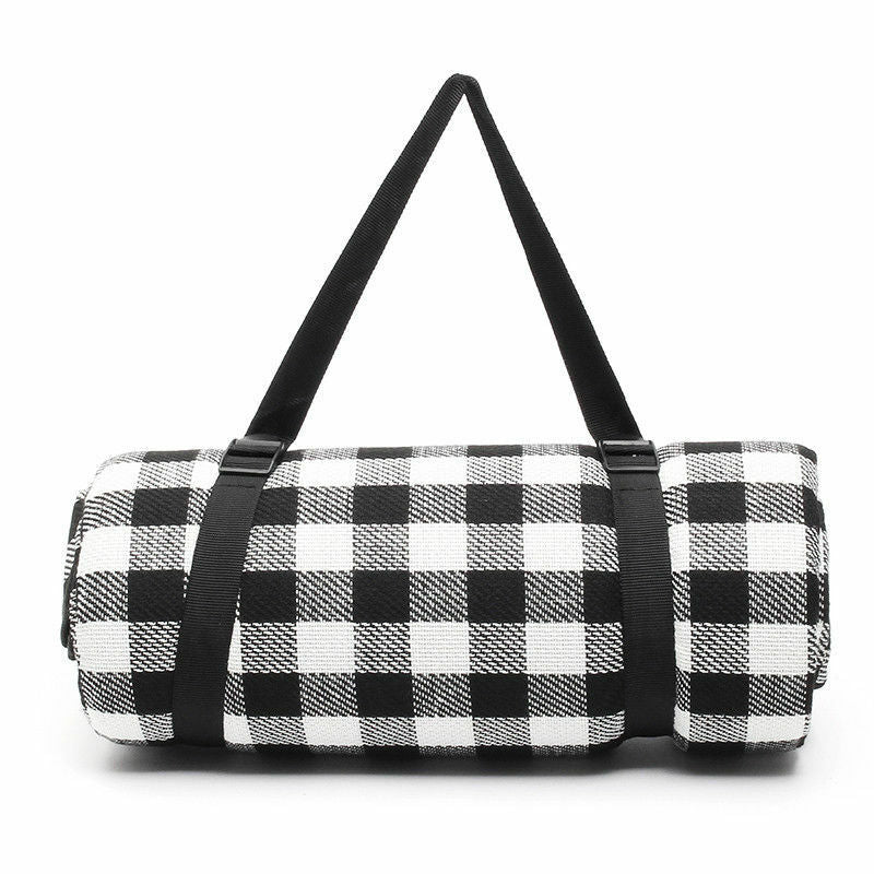 Free shipping-200X200cm Extra Large Premium Cashmere Waterproof Picnic Blanket