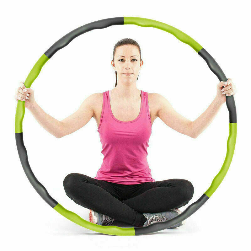 Free shipping-100CM Foam Padded Weighted Waist Fitness Hula Hoop Body Massage Exercise