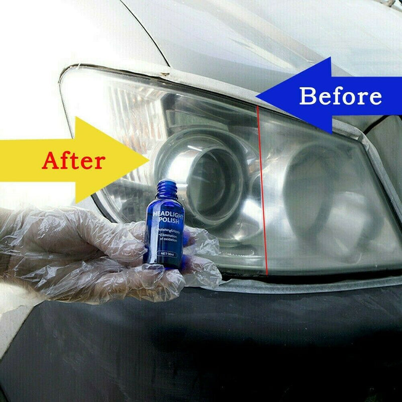 Car Headlight Restoration Kit Clear Lens