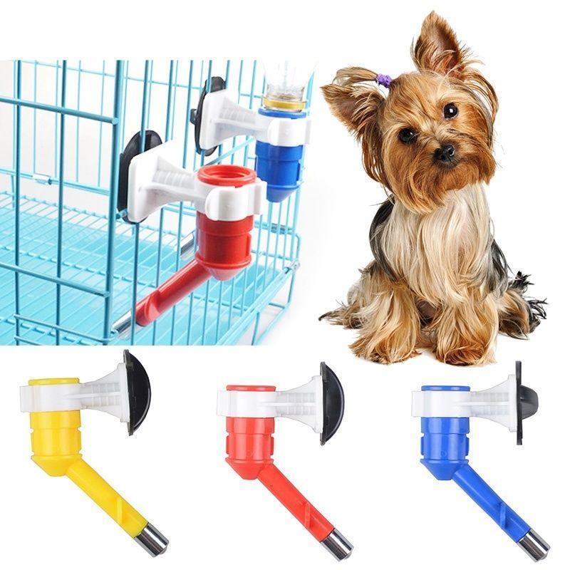 Pet Dog Rabbit Water Drinker Dispenser Hang Bottle Auto Fountain Feeder