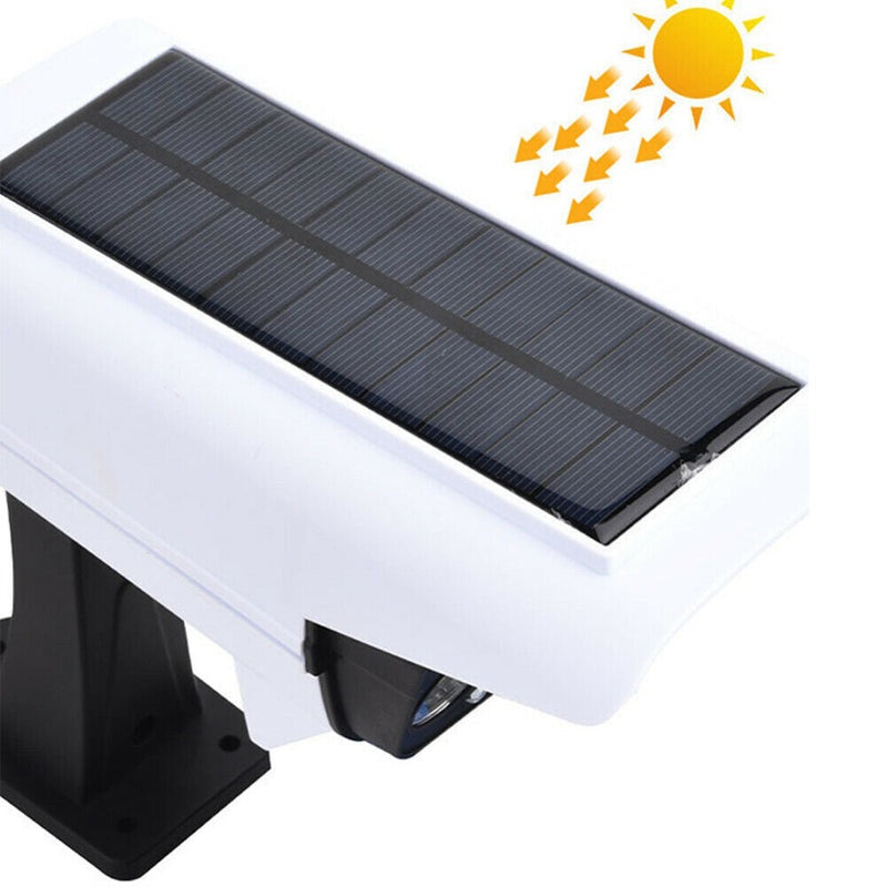 Solar Powered 77 LED Outdoor Sensor Light Fake Security Camera