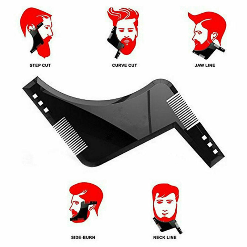 Free shipping-Beard Styling Shaping Stencil