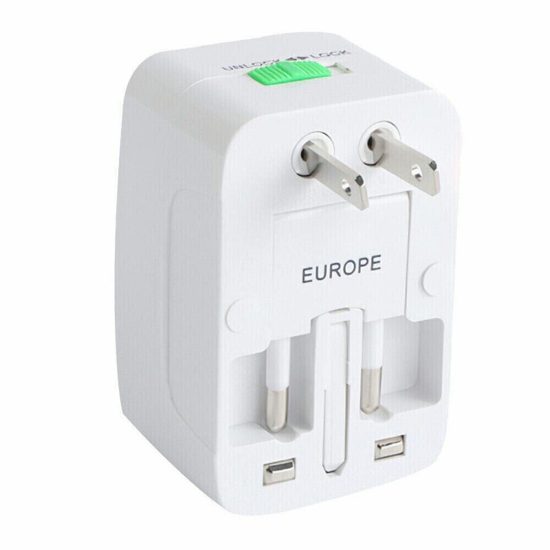 Universal International Travel Power Adapter Convertor Plug Power US/UK/AU/EU