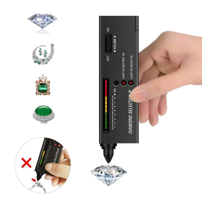 Gold Silver Diamond Gemstones Selector Testing Digital Electronic Tester Kit