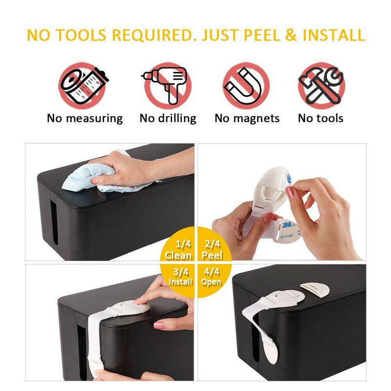 Free shipping-Baby Safety Locks Cabinet Adhesive Belt