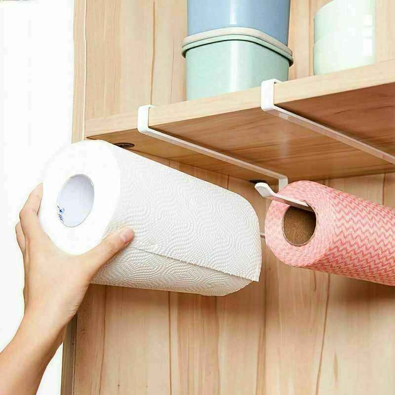 Metal Towel Roll Holder Hanging Rack