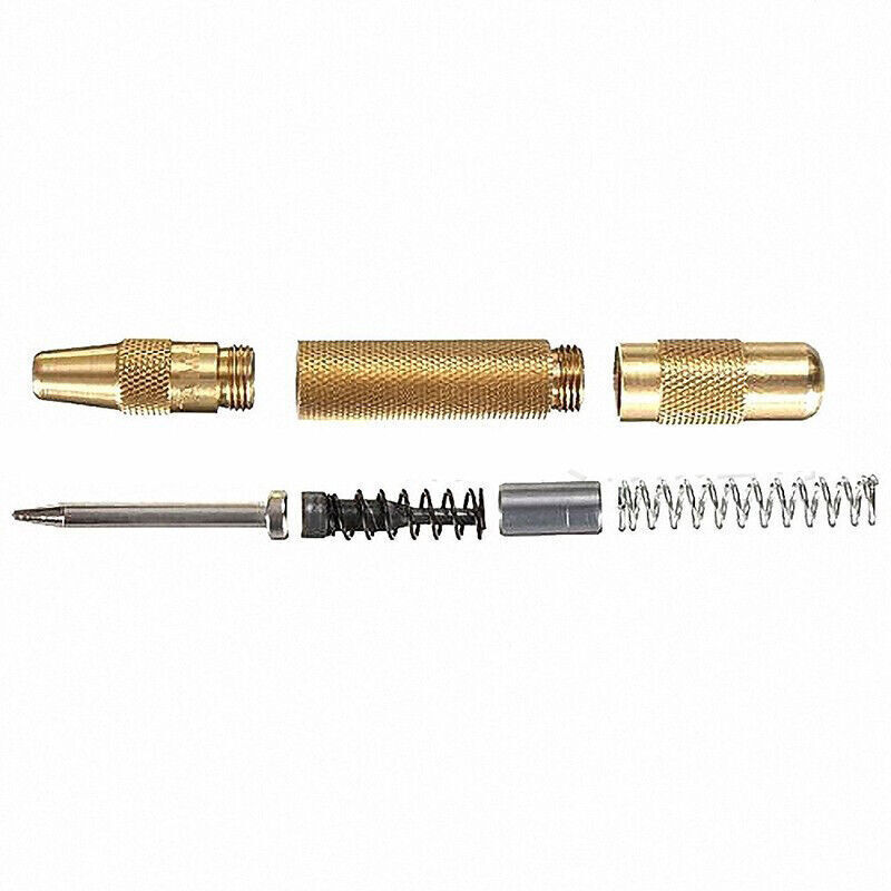 130MM Heavy Duty Automatic Centre Punch Brass Bodied Spring Loaded Auto Punch