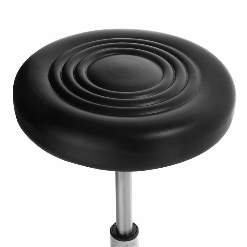 PU Leather Swivel Round Beauty Stool for Salon Lab