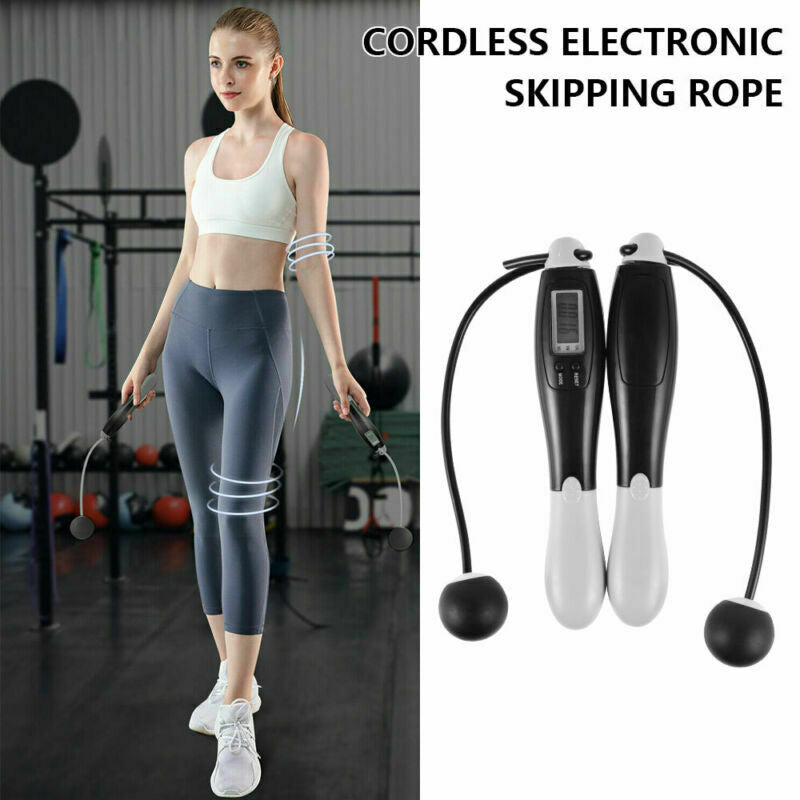 Free shipping-Intelligent Ropeless Digital Jump Rope