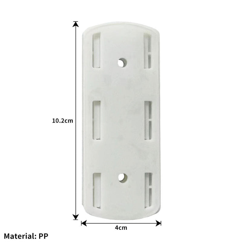 Punch Free Wall Mounted Power Strip Rack Power Board Holder Stick On Mounting