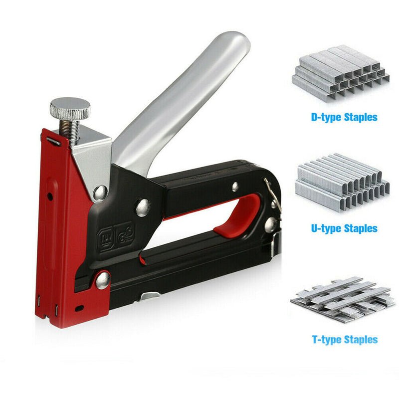 Staple Gun 3 in1 Heavy Duty Fastener tool Tacker 3000 Staples Upholstery Stapler