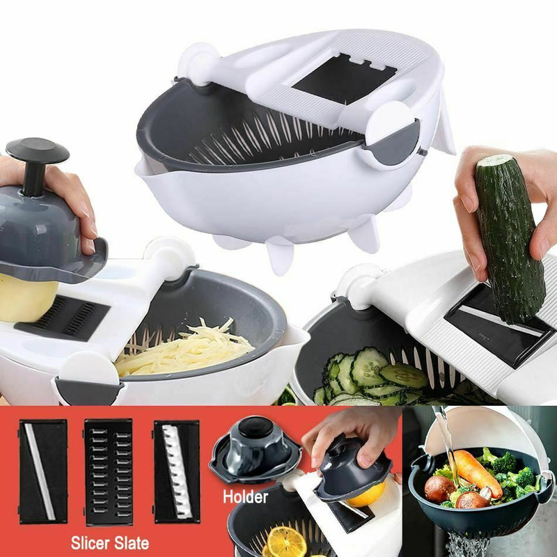 Multifunction Kitchen Wash Rinse Bowl with Slicer & Grater