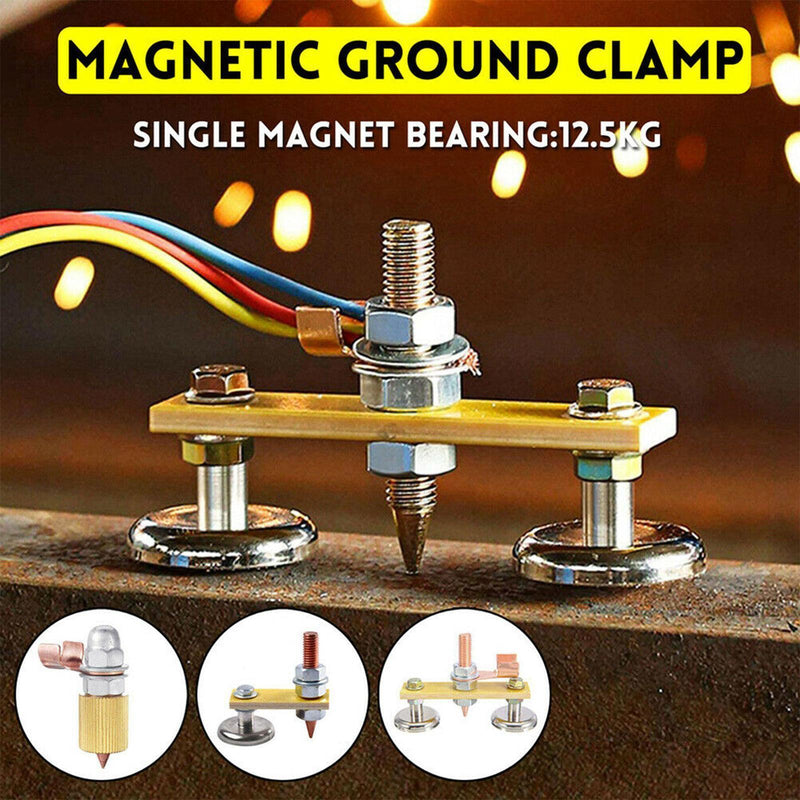 Clamp Double Strong Magnetic Welding Magnet Head Magnetic Ground Clamp