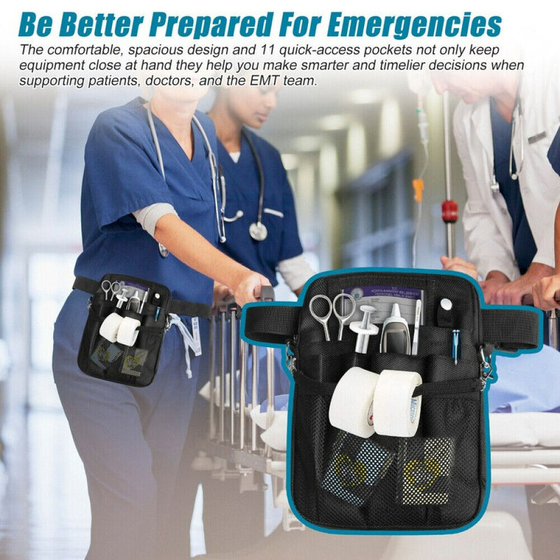 Nurse Storage Practical Waist Bag Pocket Belt Organizer Pouch Pack Tool Unisex