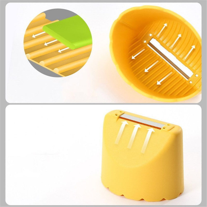 Potato Kitchen Peeling Tool Vegetable Slicer Storage Anti Splash Peeler