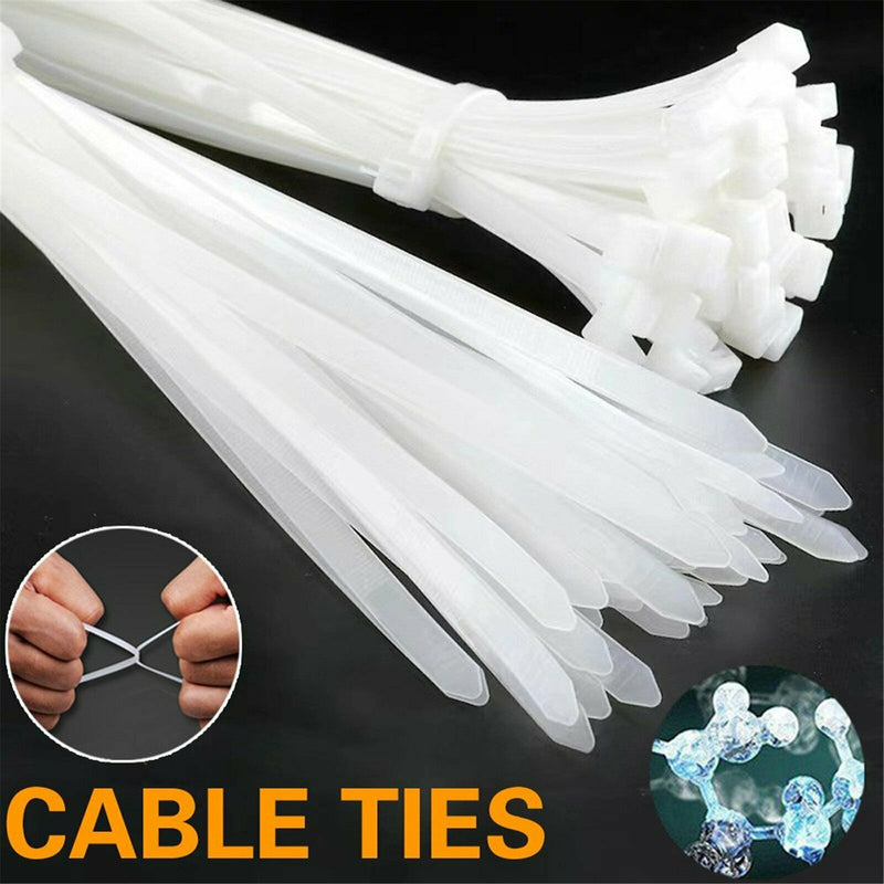 Cable Ties Zip Ties Nylon UV Stabilized 100x Bulk Cable Tie