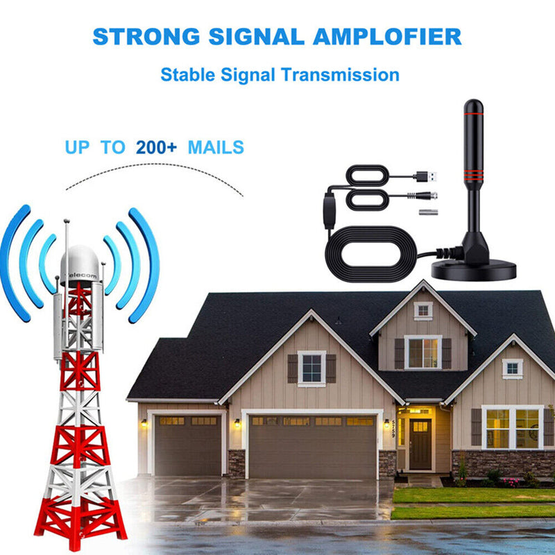 HDTV HD Digital TV Antenna Ground Wave Receiver Antenna Outdoor Aerial Set