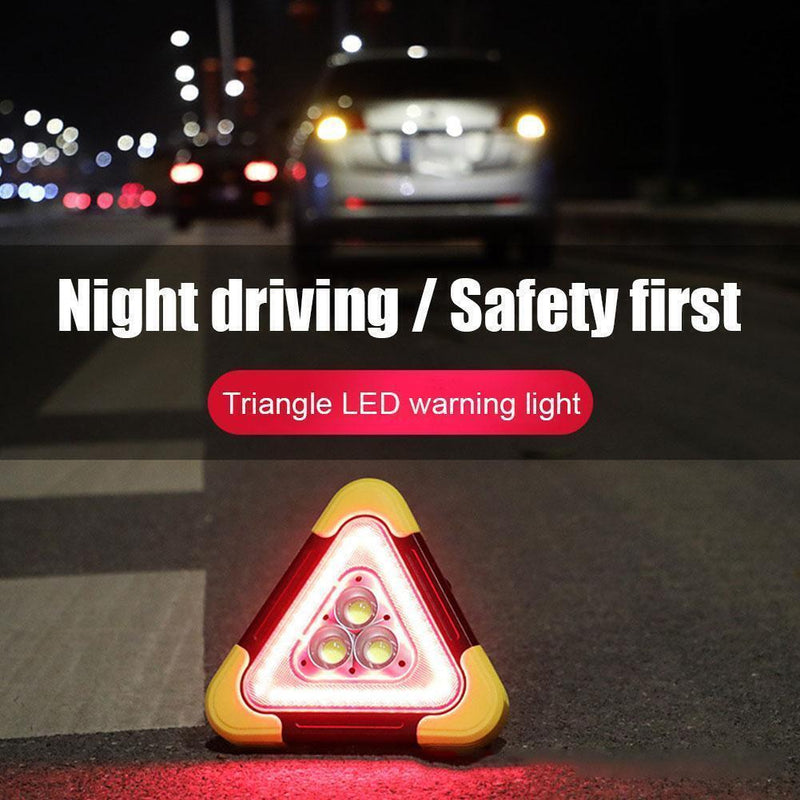 Triangle Flashing LED Work Light Car Road Emergency Lamp Safety Roadside