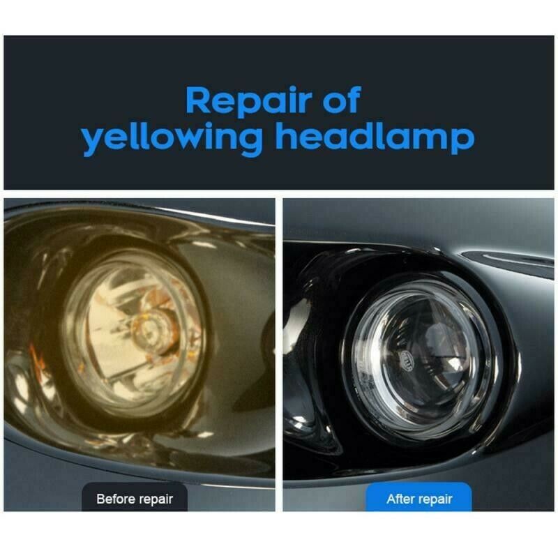 Car Headlight Restoration Kit Clear Lens