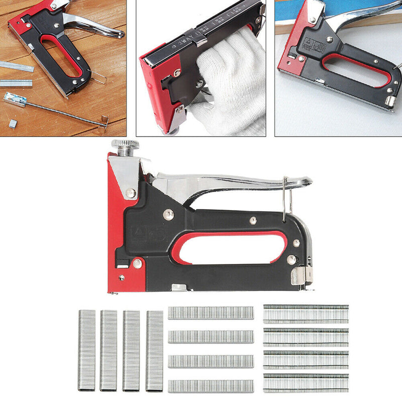 Staple Gun 3 in1 Heavy Duty Fastener tool Tacker 3000 Staples Upholstery Stapler