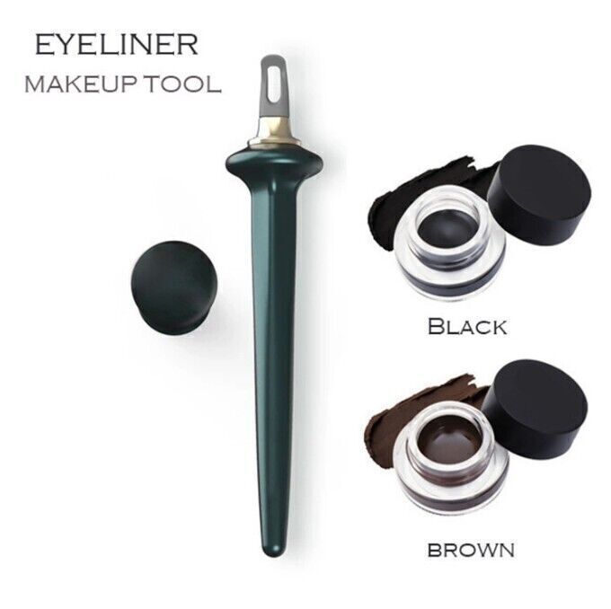 Eyeliner Guide Tool Reusable Eyeliner Brush Easy No-Skip Eyeli Makeup