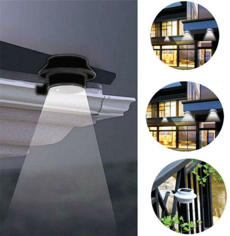 Automatic Sensor Solar Powered Security Fence LED Light