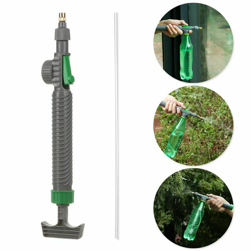 High Pressure Air Pump Sprayer Drink Bottle Spray Head Nozzle Manual Garden