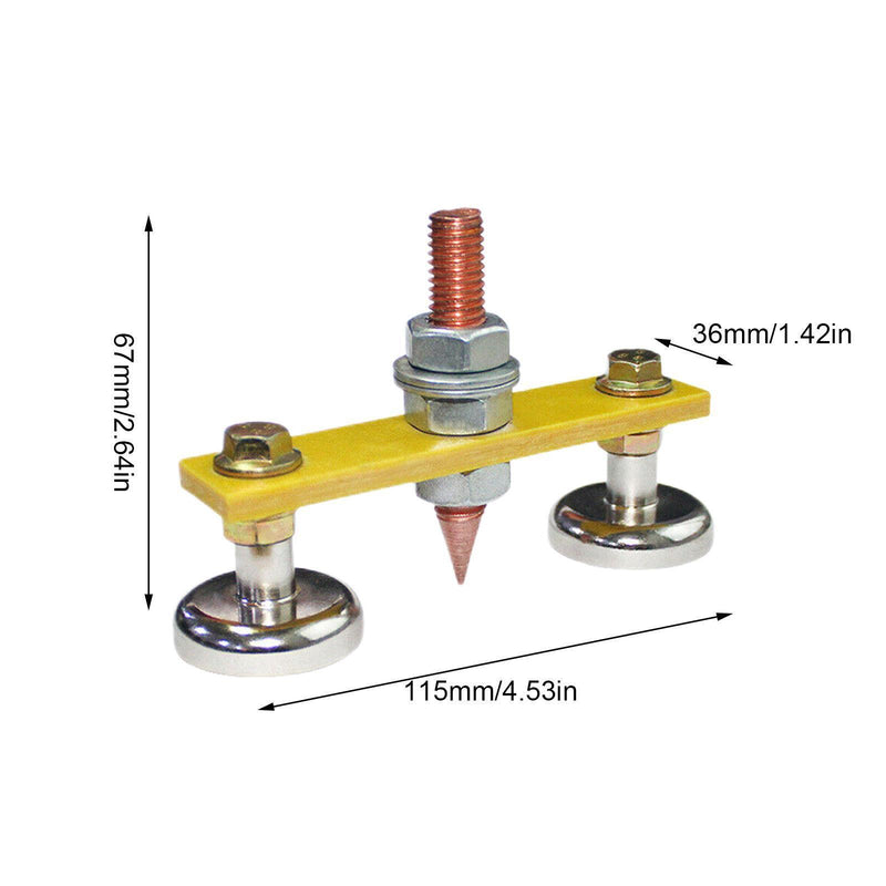 Clamp Double Strong Magnetic Welding Magnet Head Magnetic Ground Clamp