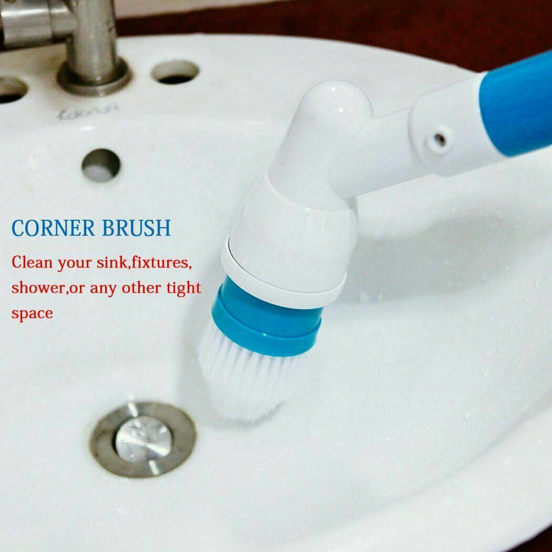 Electric Spin Scrubber Turbo Scrub Cleaning Brush Cordless Chargeable Bathroom