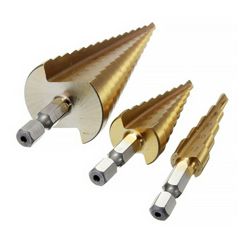 Titanium 3PCS HSS Drill Bit Set