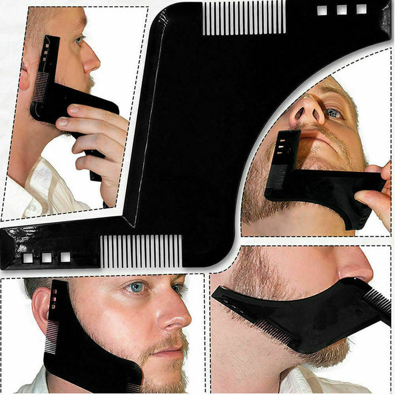 Free shipping-Beard Styling Shaping Stencil