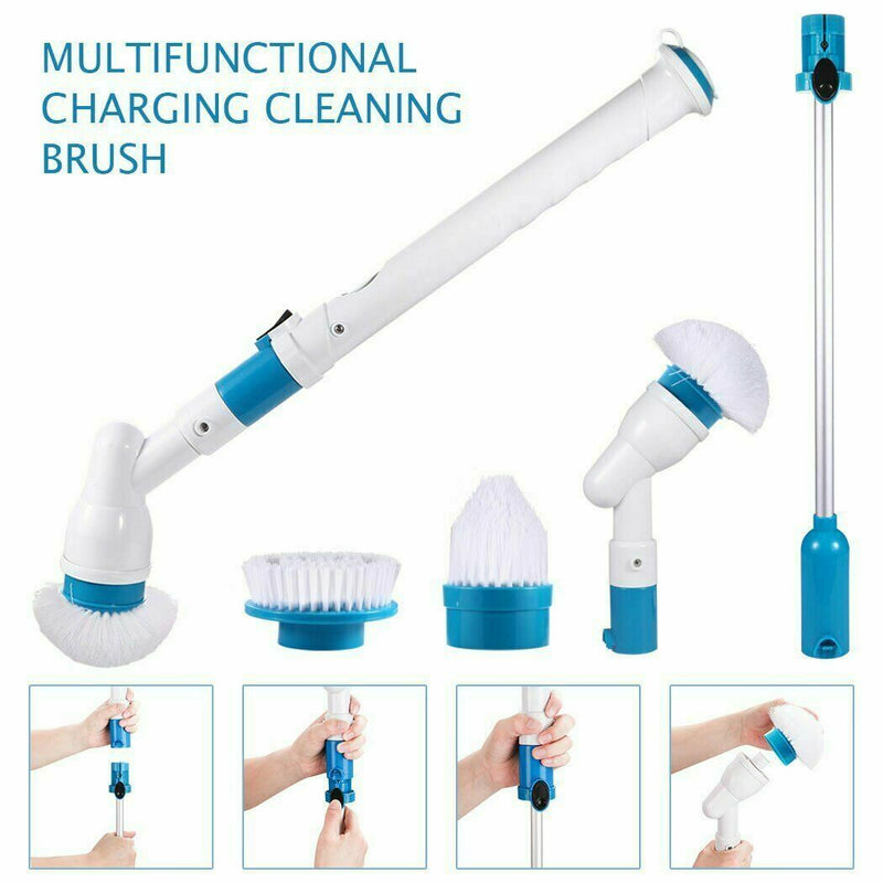 Electric Spin Scrubber Turbo Scrub Cleaning Brush Cordless Chargeable Bathroom