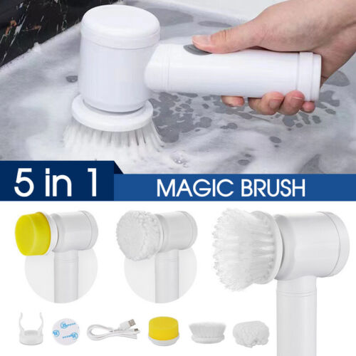 Electric Spin Scrubber Turbo Scrub Cleaning Brush Cordless Chargeable