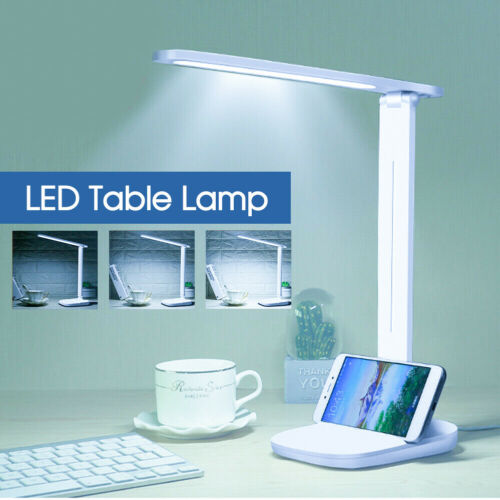 Touch LED Desk Lamp Bedside Study Reading Table Light USB Ports Dimmable