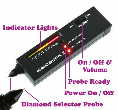 Gold Silver Diamond Gemstones Selector Testing Digital Electronic Tester Kit