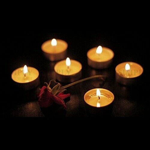 DEAL OF THE DAY- $0.99 ONLY- 50 packs Unscented Tealight Candles Bulk Smokeless Tea Light Candle