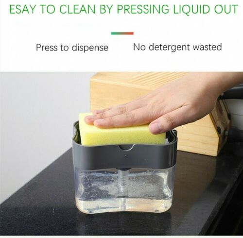 Free shipping-2 in 1 Pump Soap Dispenser and Sponge Caddy