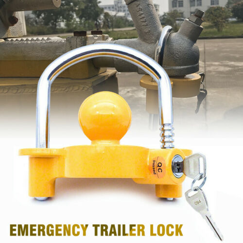 Steel Anti-Theft Trailer Coupling Hitch Lock