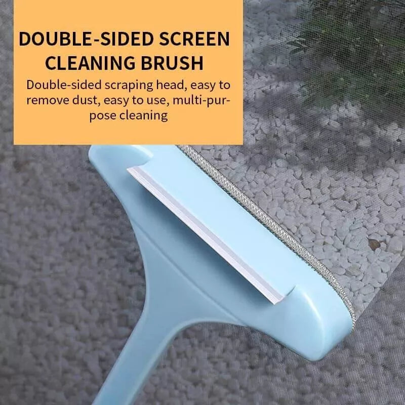 Multifunctional Glass Cleaner Screen Brush Double Sided Window Cleaning Tool