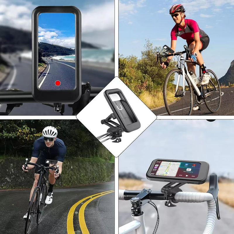 Motorbike Phone Holder Bike Phone Mount Case for Motorcycle Scooter Waterproof