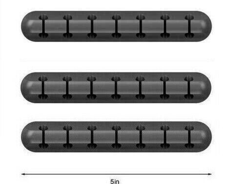 USB Charge Cable Holder Desk Cable Clips Wire Organizer Cord Management