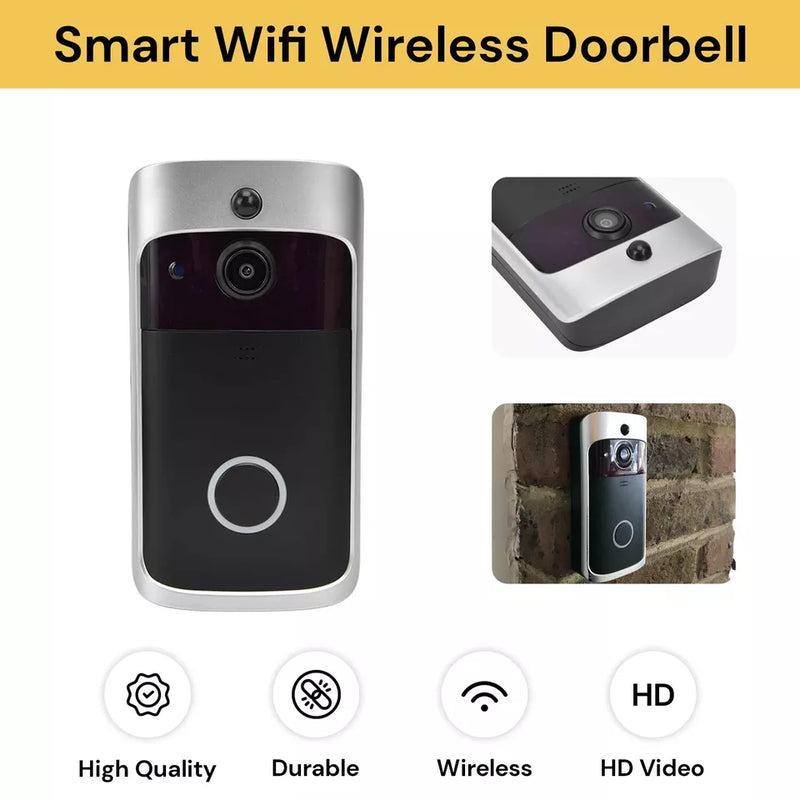 Smart WiFi Wireless Doorbell Video Door Bell Intercom Phone Security Camera VIC