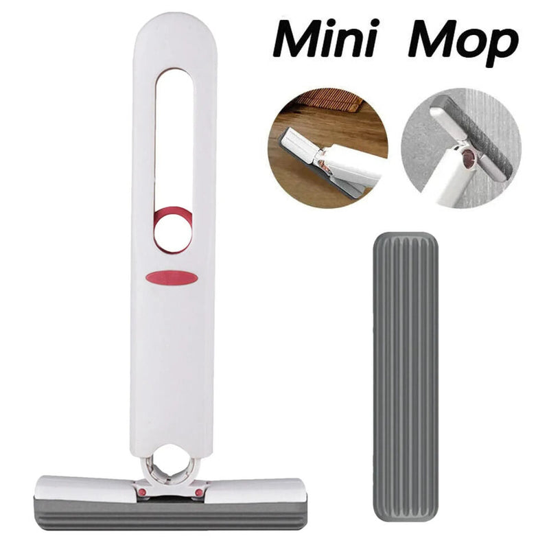 Mini Mop Self-Squeeze Wet Hand Free Portable Home Window Cleaner Tools