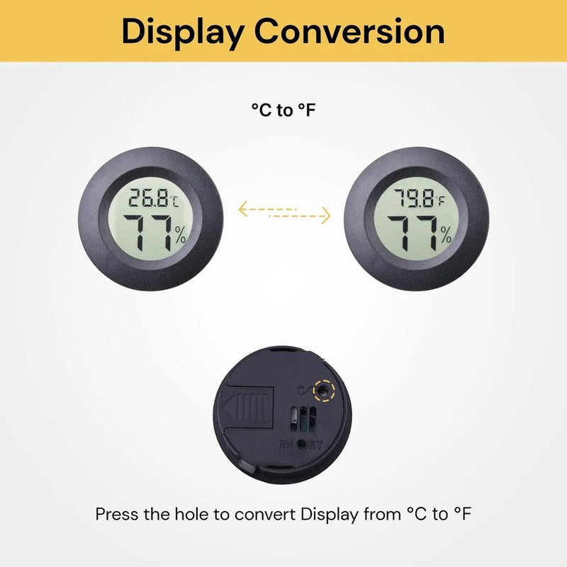 Digital Thermometer Hygrometer Temperature LCD Mini Humidity Humidity Meter